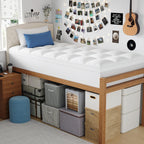 Cubrecolchón individual XL de ELEMUSE para dormitorio universitario