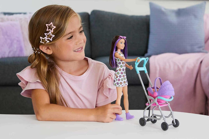 Barbie Skipper Babysitters, Inc. Juego con muñeca niñera Skipper (m...