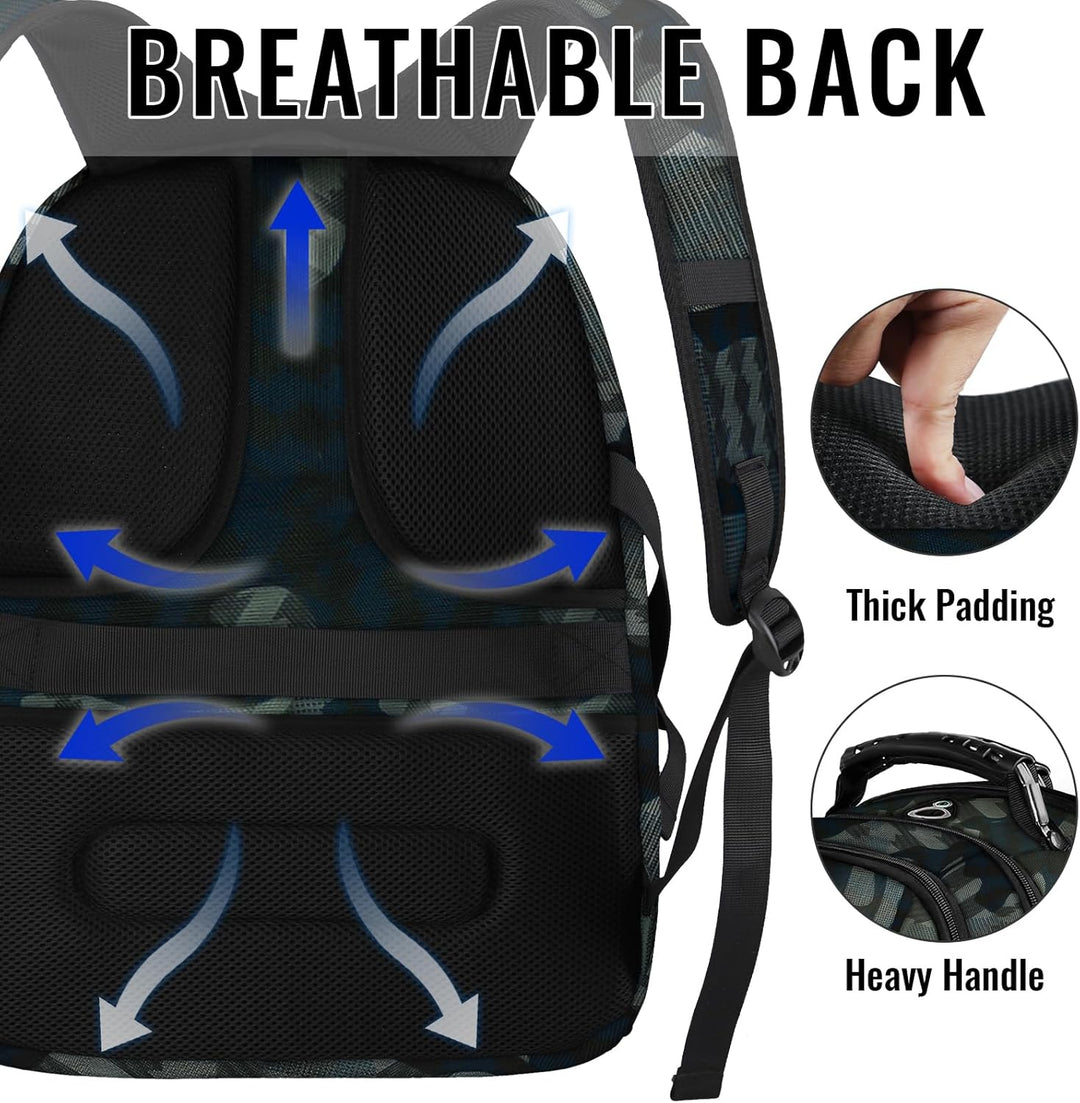 YOREPEK Mochila de viaje, extra grande de 50 litros para laptop par...