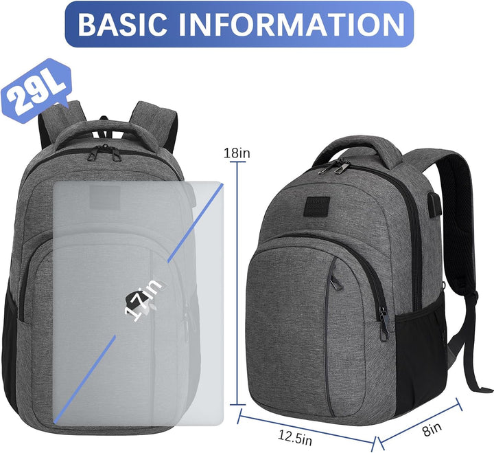 LARIPOP Mochila para laptop de viaje, de 15.6 pulgadas, mochila par...
