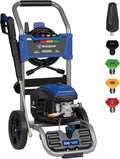 Lavadora a presión eléctrica Westinghouse WPX3000e, 3000 Max PSI y 1.76 Max GPM, motor de inducción, tanque de jabón a bordo, pistola de pulverización y varilla, juego de 5 boquillas, para autos