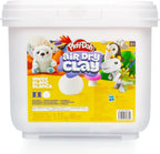 Play-Doh Cubo de arcilla seca al aire, 2.5 libras de arcilla blanca para modelar, regalo de artes y manualidades, suministros de manualidades, arcilla para esculpir y moldear para niños
