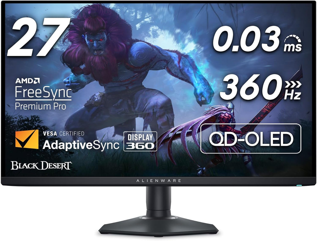 Alienware AW2725DF Monitor de juegos OLED - 26.7 pulgadas Quantum-D...