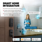 Kwikset Halo Select Plus Wi-Fi y Matter habilitado, bloqueo inteligente con