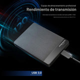 UnionSine - Disco duro externo portátil ultradelgado de 1 TB, HDD,...