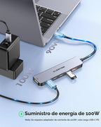 LENTION, CE37H-GRY, hub USB 3.2