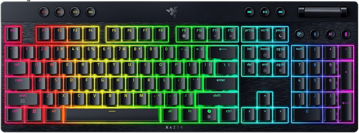 Razer BlackWidow V4 Teclado inalámbrico para juegos de perfil bajo