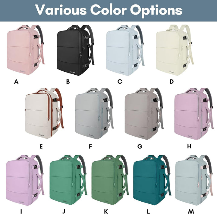 Taygeer Mochila para laptop para mujer, aprobada por la TSA con com...