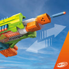 Nerf Elite 2.0 - Pistola motorizada de doble perforación, 50 dardos, 2 clips de 10 dardos, a partir de 8 años