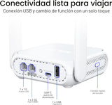 ASUS RT-BE58 Go Router de viaje portátil WiFi 7 de doble banda, 360...