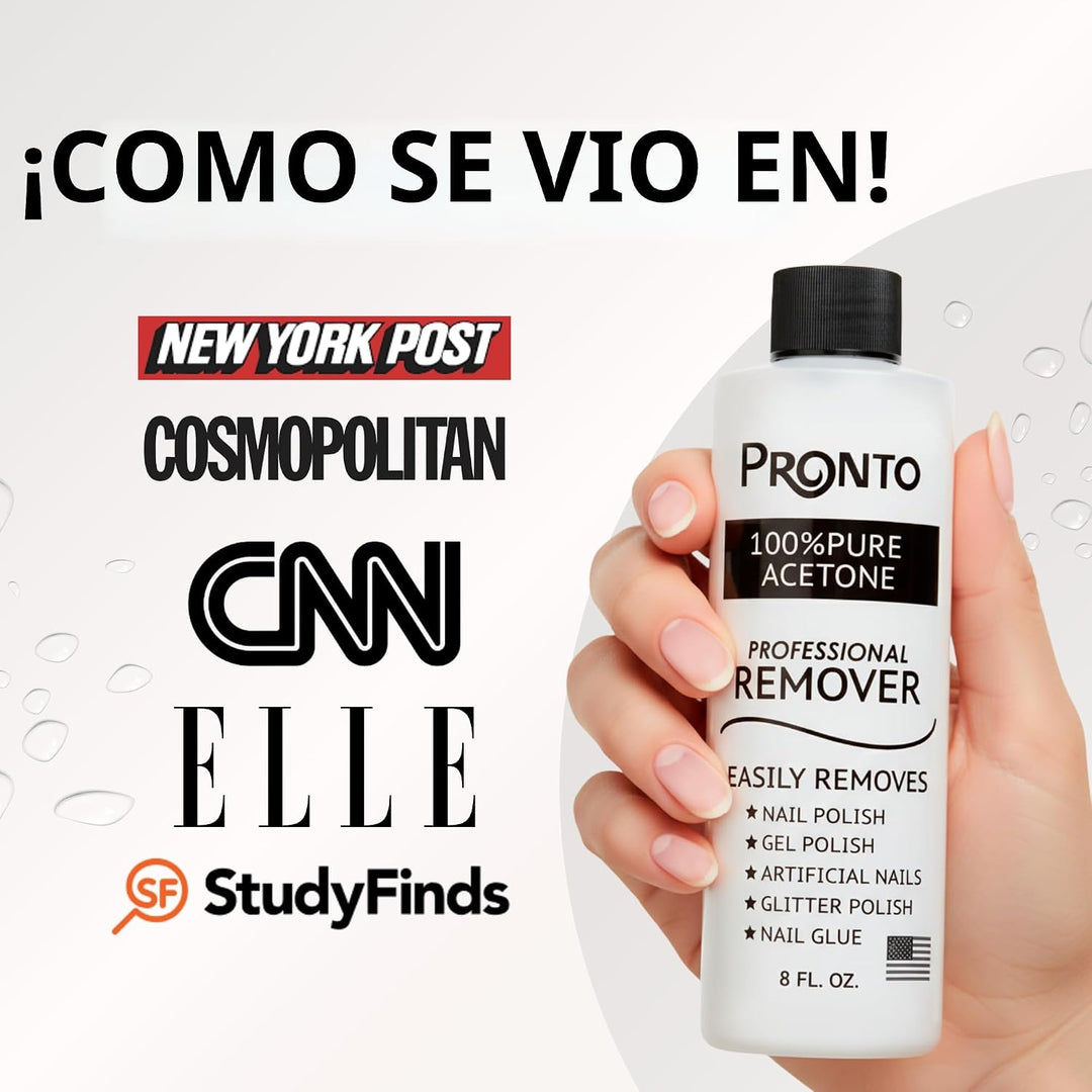 Pronto Kit de removedor de esmalte de uñas de gel \u2013 8 onzas de...