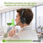 Acer Auriculares con micrófono para PC, micrófono con cancelación de ruido