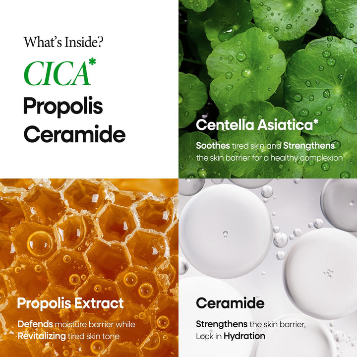 Nature Republic Cica Daily Face Mask (30 hojas veganas) Extracto de...