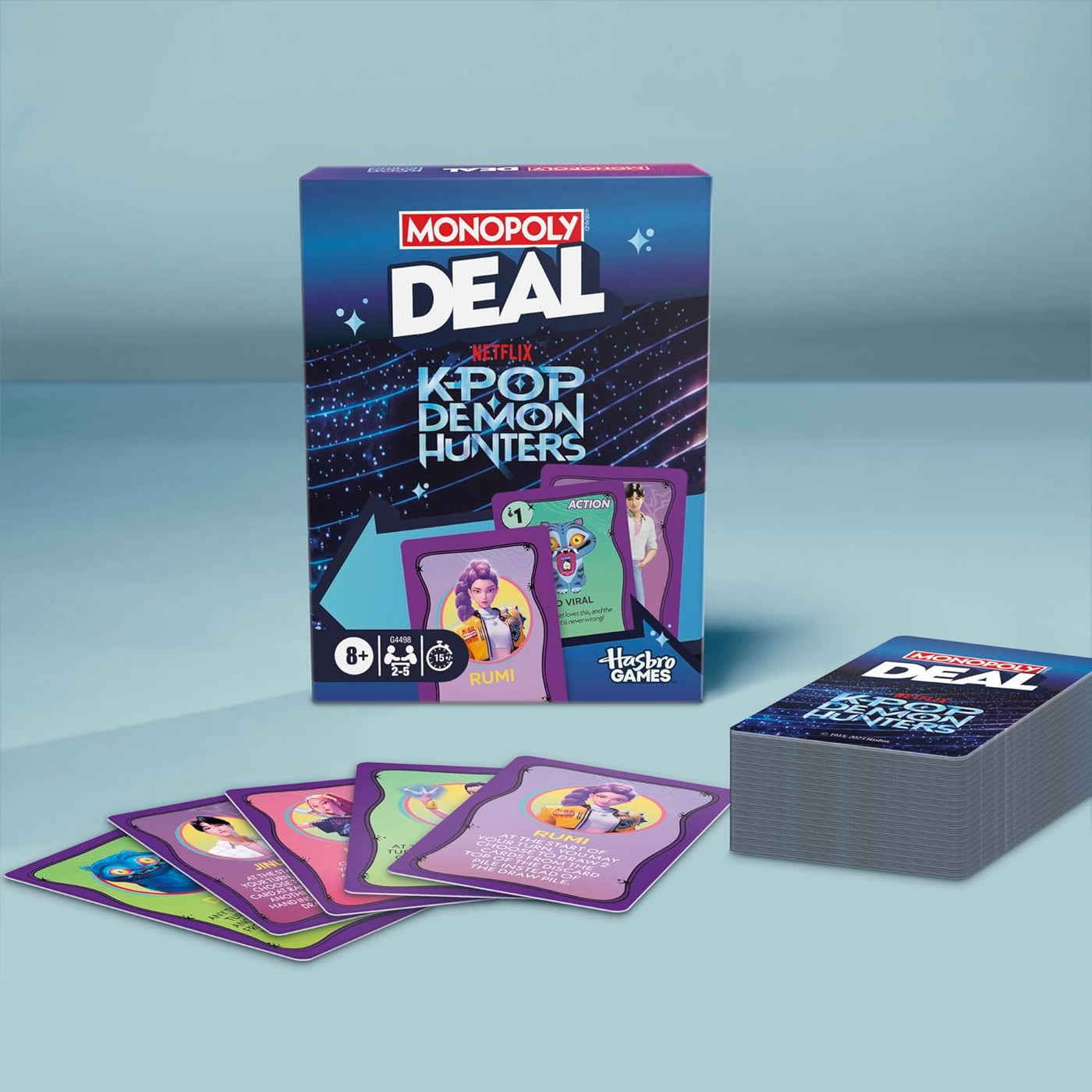 Monopoly Oferta Juego de cartas Kpop Demon Hunters Juegos