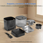 Alimentador automático para gatos, dispensador de alimentos