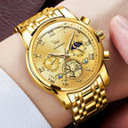 OLEVS Reloj para Hombres Clásico de Negocios en Acero Inoxidable Reloj para Hombre