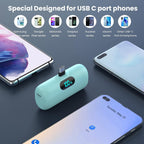 [Paquete de 2] Mini cargador portátil de 5000 mAh, batería portátil...
