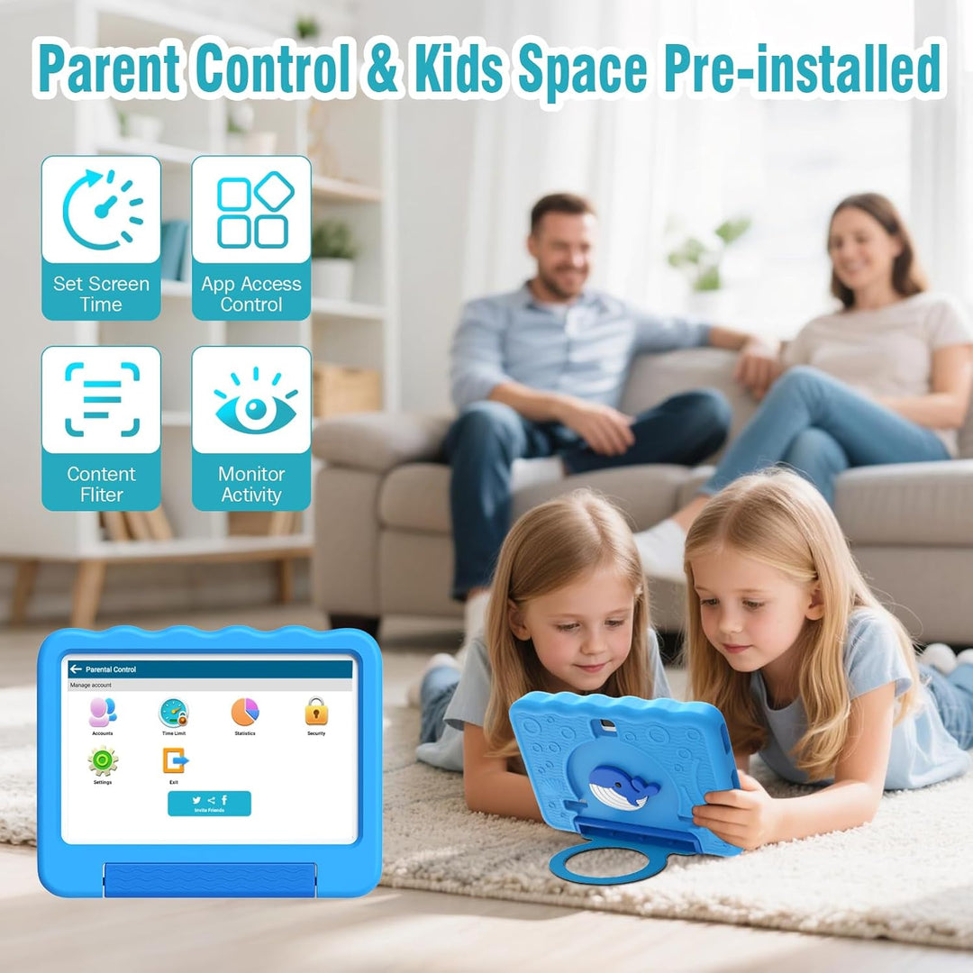 Tableta para niños de 10'' Android 15 Tableta para niños 14...