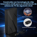Antena de TV 2026 para Smart TV, antena de TV digital para canales locales