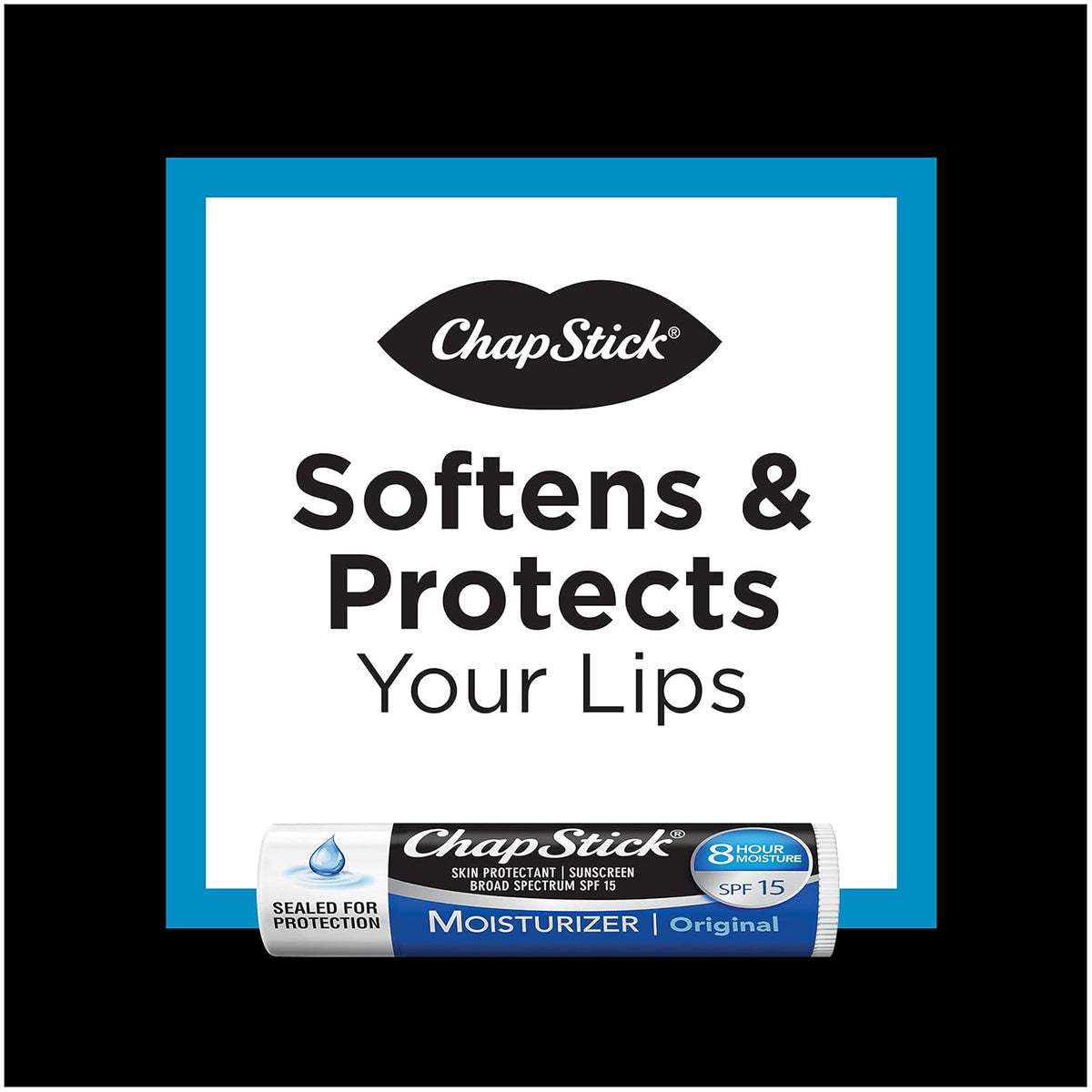 ChapStick Hidratante 2 en 1 Cuidado de labios SPF 15, original, cer...