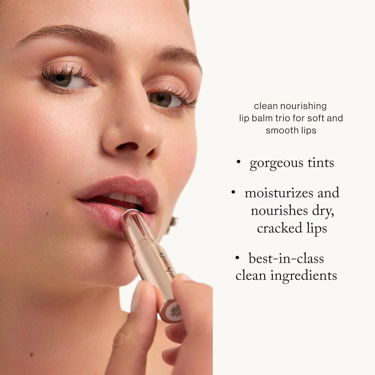 Bálsamo labial goop Beauty Clean | Tratamiento para labios secos |...