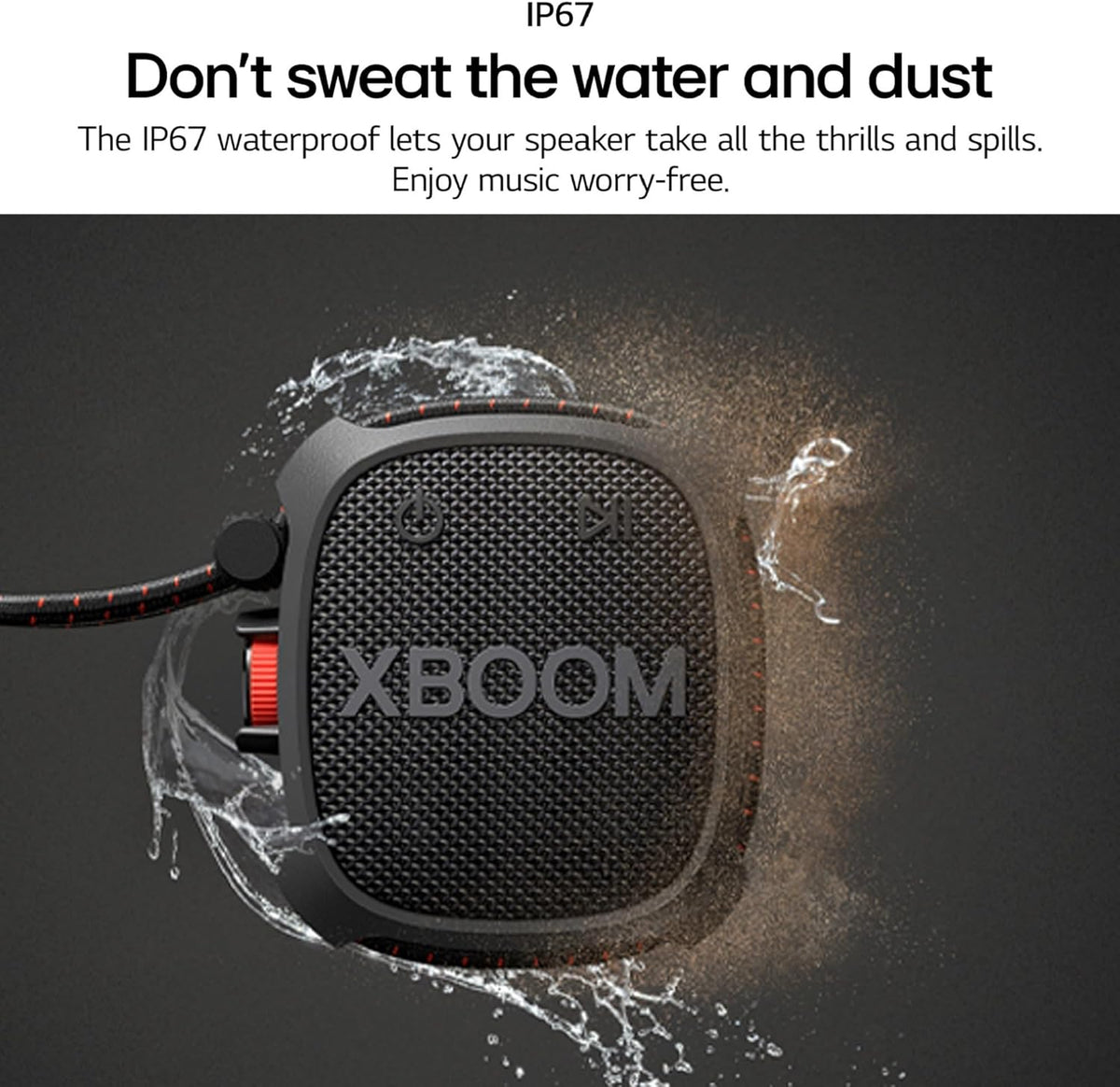 Altavoz inalámbrico LG XG2T XBOOM Go con sonido potente y hasta 10...