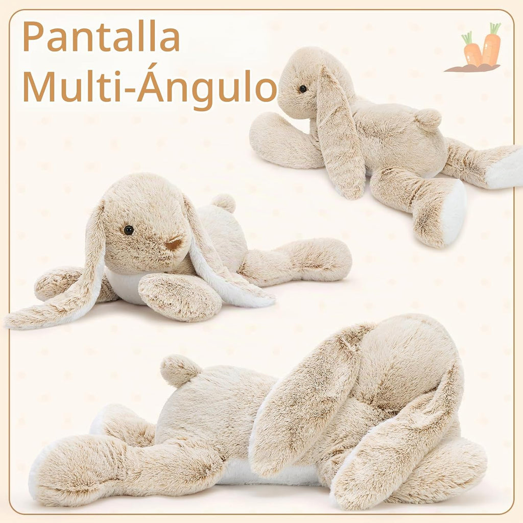 Peluche de conejo gigante de 31 pulgadas, juguete de peluche grande