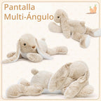 Peluche de conejo gigante de 31 pulgadas, juguete de peluche grande