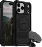Rokform Funda resistente para iPhone 17 Pro Max + soporte magnético giratorio para teléfono para tablero