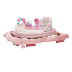 Disney Andador de princesa con ruedas, andadores de bebé rosa y centro de actividades para bebés