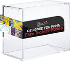 Elite Trainer Box ETB - Funda protectora de acrílico con imanes de 0.197 x 0.118 in, apilable ETB, compatible con cajas de entrenamiento PKMN ETB Elite