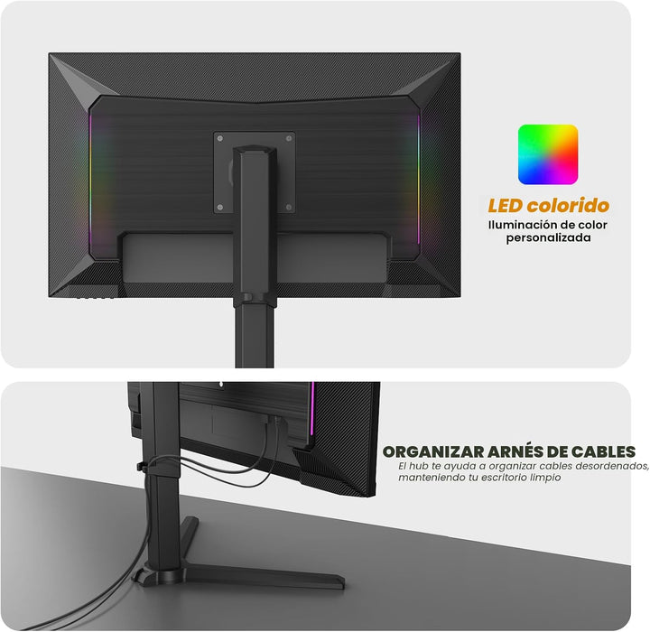 CRUA - Monitor para juegos IPS FHD 540Hz de 27 pulgadas, FreeSync,...