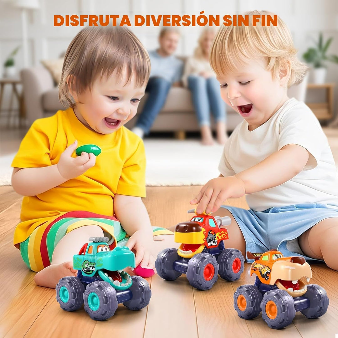 OCATO Juguetes de auto para niños de 1 año, camión monstruo de jugu...