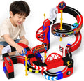 Juego de tren eléctrico para niños, 102 piezas de juguetes de tren de