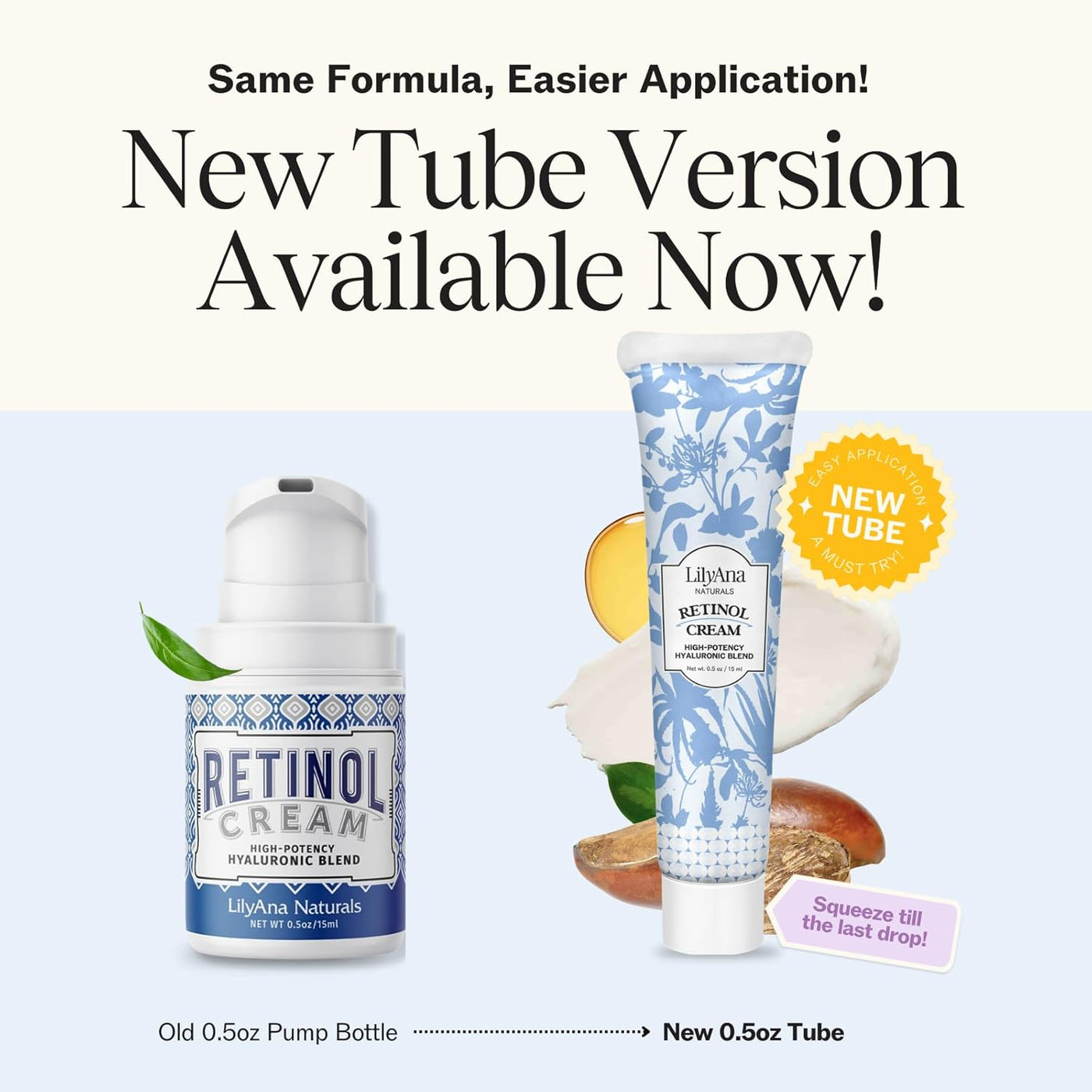 LilyAna Naturals Crema facial de retinol antienvejecimiento para mu...