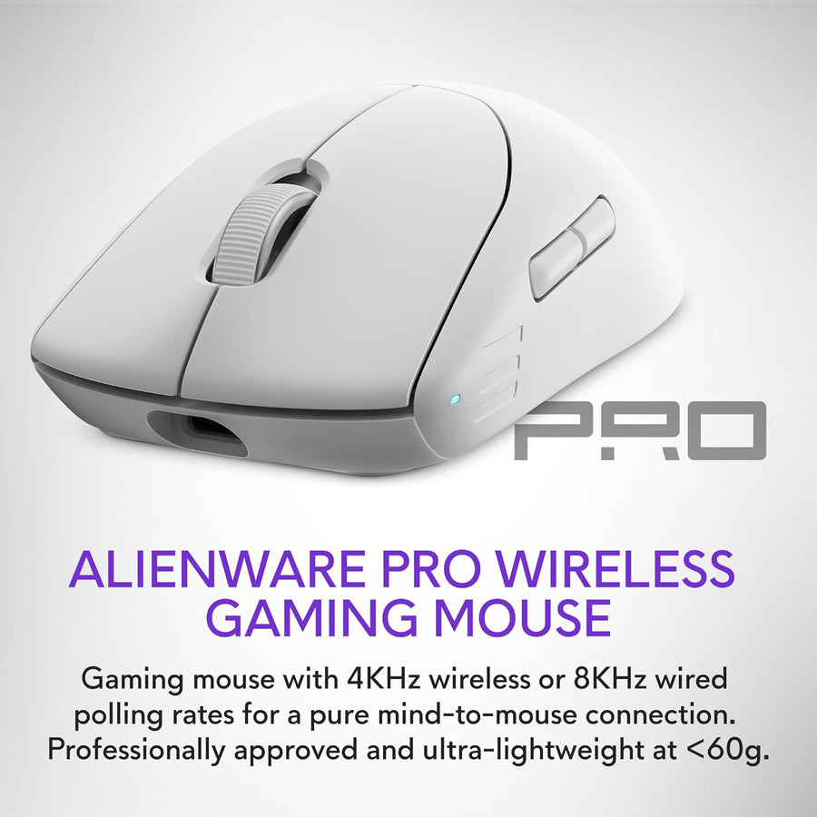 Alienware Pro - Ratón inalámbrico para juegos - Conectividad inalám...