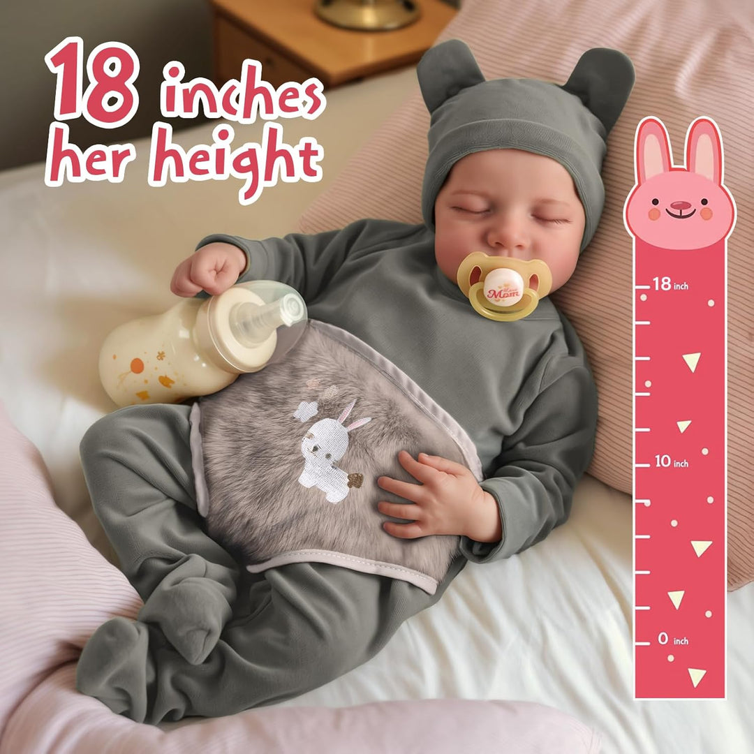 JIZHI Reborn Baby Dolls Boy - Muñeca de bebé recién nacida realista...