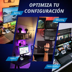 Teclado de teclas macro, controlador de transmisión de mazo de juego, teclado de accesos directos de transmisión de juego, 18 teclas programables, panel visual personalizable de IA USB