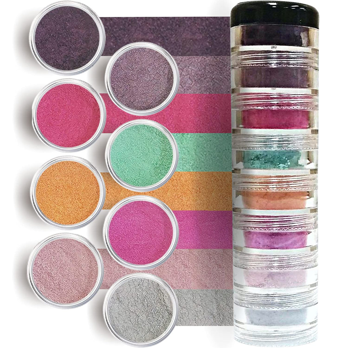 Giselle Cosmetics Paleta de sombra de ojos y contorno mineral suelt...