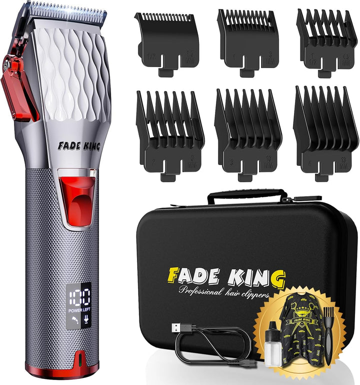FADEKING® - Cortapelos profesionales para hombres, cortapelos inalá...