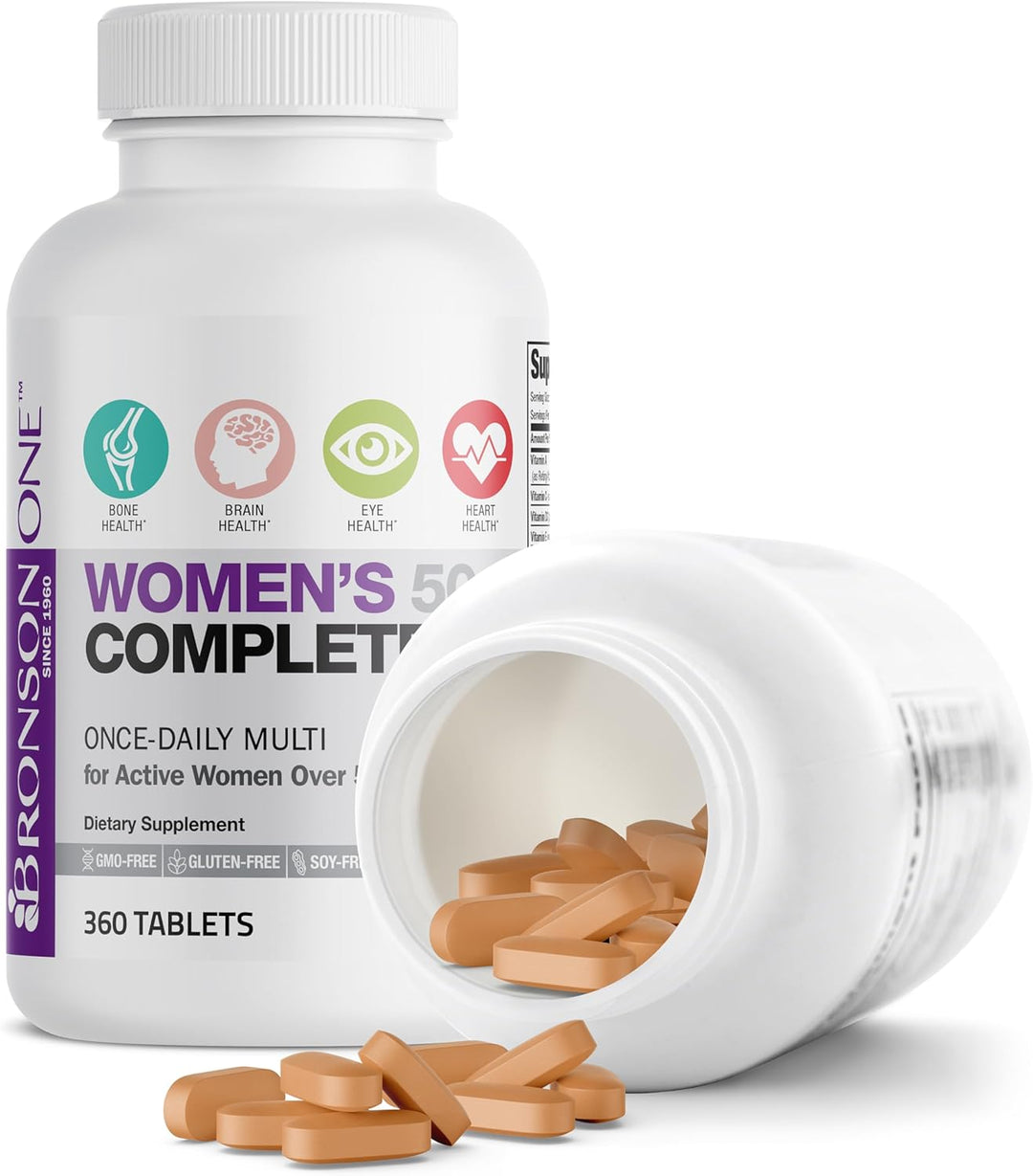 Bronson ONE Daily Multivitamínico Multimineral Completo 50+ para mu...
