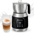 Maestri House Espumador de Leche, Temperatura Variable y Grosor de Espuma DualFro 600 Espumador de Leche Vaporizador, Calentador de Leche con Control Táctil Inteligente de 21OZ, Apto para Lavavajillas