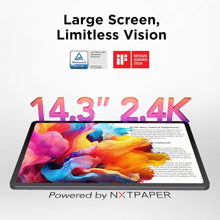 TCL Tableta Android NXTPAPER 14, bloc de dibujo de 14.3 pulgadas y...