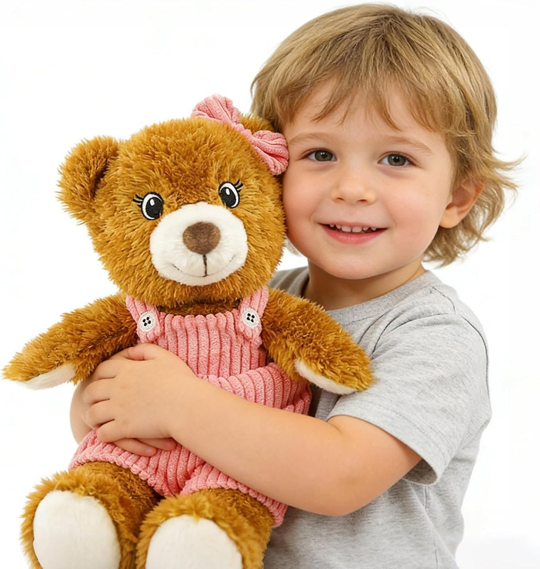 Lindo oso de peluche para bebé, de 11 pulgadas, suave peluche de be...
