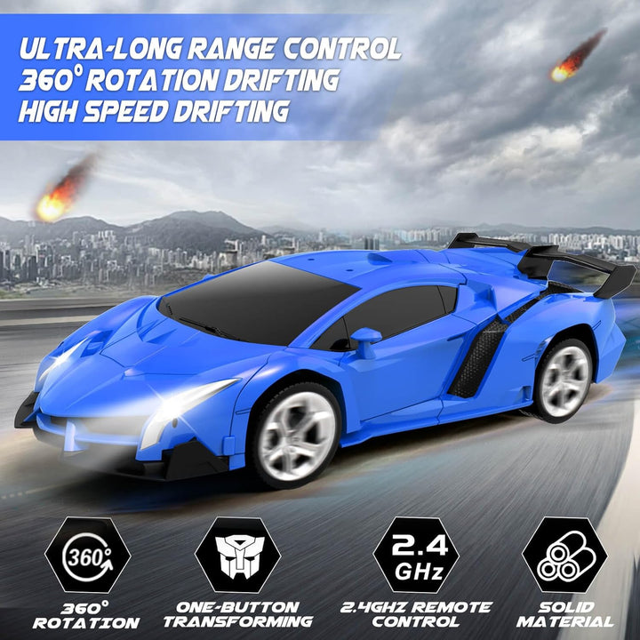 Dolanus Auto a control remoto \u2013 Transformar robot RC Cars, jug...