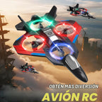 4DRC Aviones RC con control remoto para niños, aviones de control remoto de espuma para niños, adultos principiantes, helicópteros de combate a control remoto para niños y adultos, giro de 360° fácil