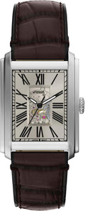 Fossil Carraway Reloj automático con esfera beige ME3272