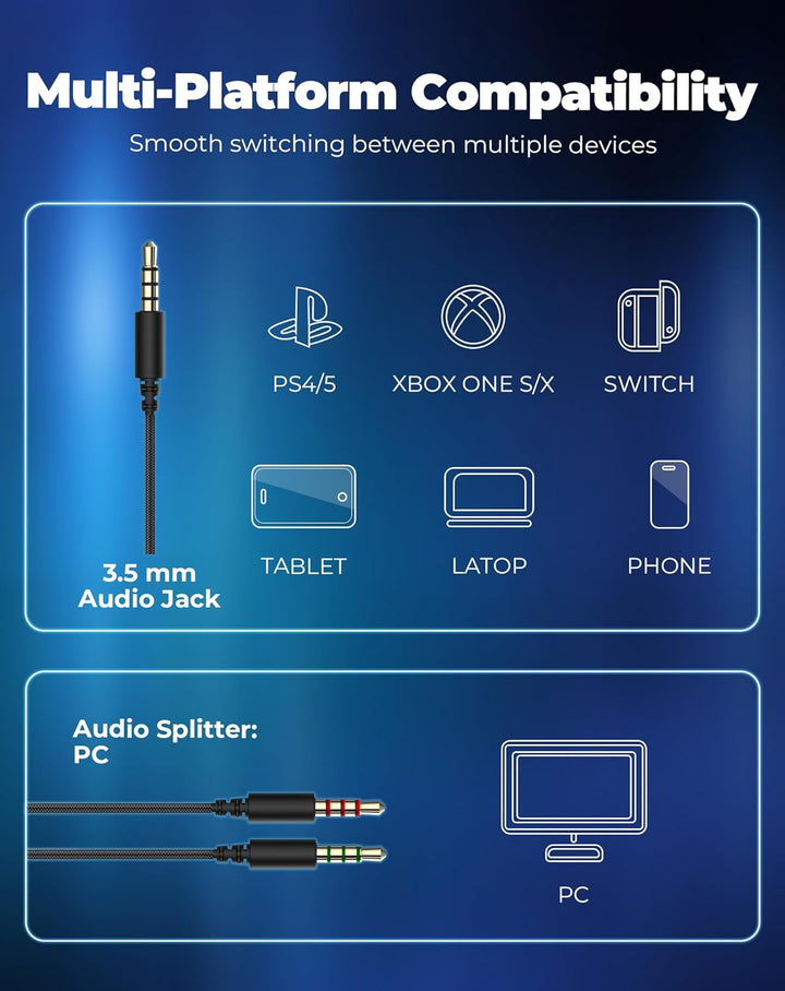 havit H2002d - Auriculares para juegos para PS4 PC 2087 in