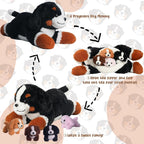 Peluche de perro de montaña de Berna, 5 en 1, regalo para niños