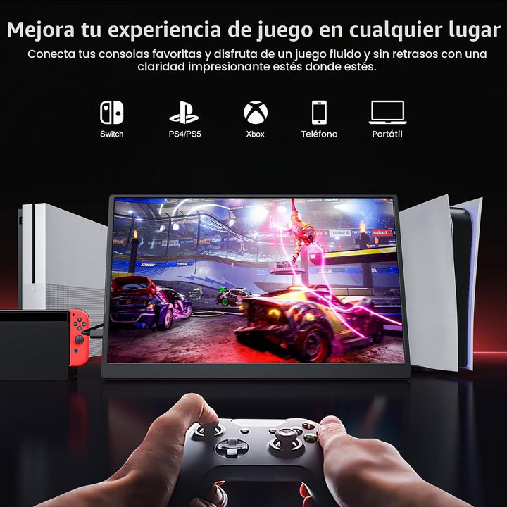 Anyuse Monitor portátil FHD 1920 × 1200 de 14 pulgadas \u2013 USB-C...